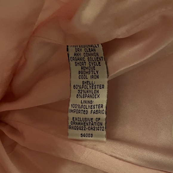 Jessica McClintock Light Pink Cocktail Dress - Picture 8 of 9